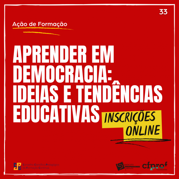 Course Image 33 – Aprender em democracia: Ideias e tendências educativas 