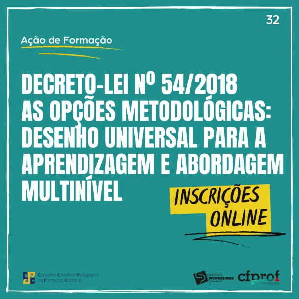 Course Image “Decreto-Lei Nº 54/2018 – As opções metodológicas: Desenho universal para a aprendizagem e abordagem multinível”