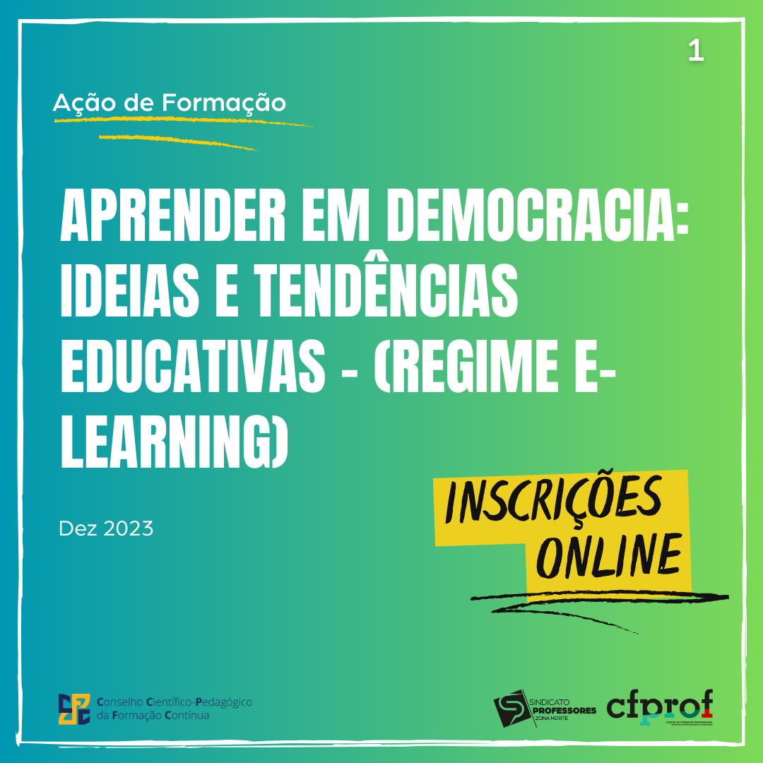 Course Image 33 – Aprender em Democracia: Ideias e Tendências Educativas
